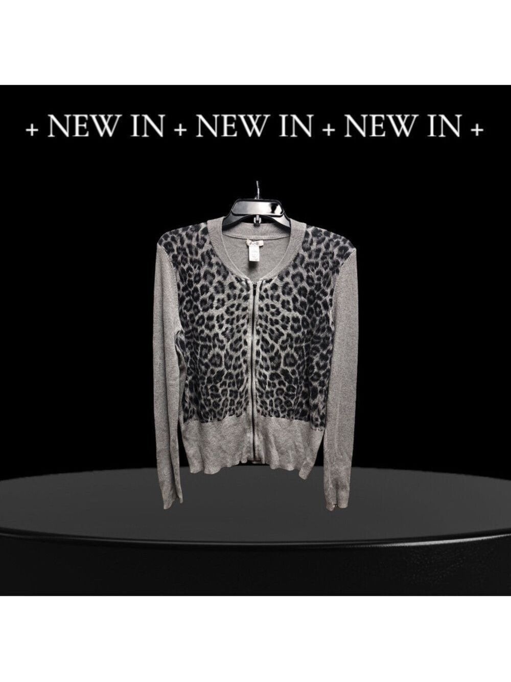 CACHE’ Leopard Print Cardigan